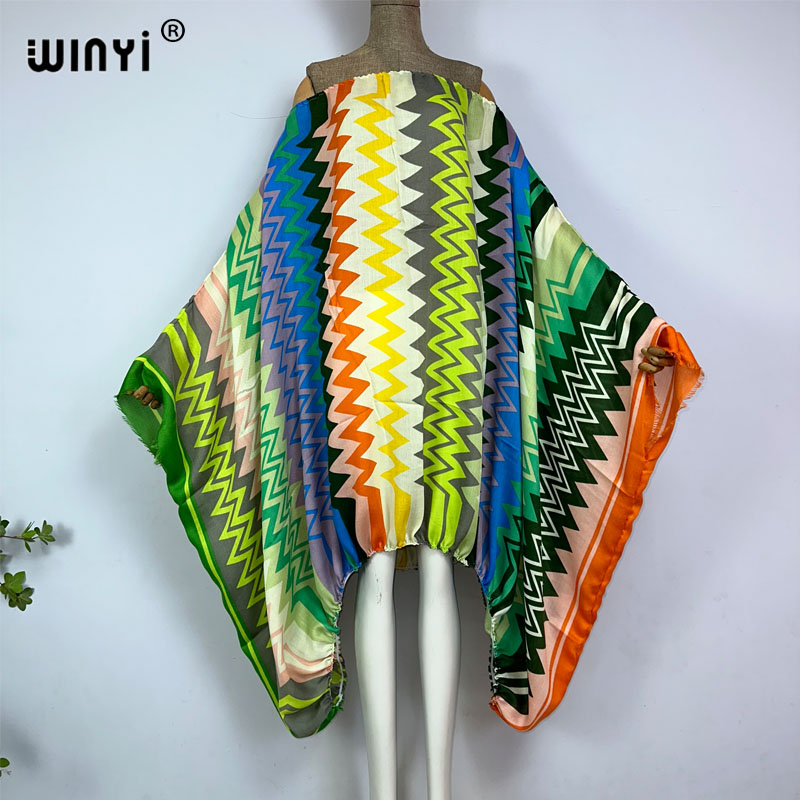 Kaftan Women Boho - WINYI kadınlar seksi bir boyun maxi