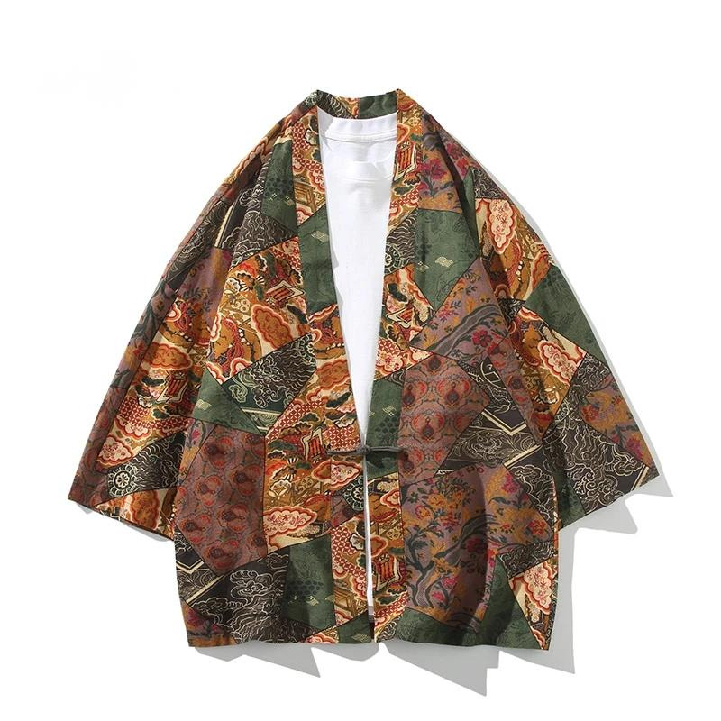 Ethnic Fashion In - Etnik Tarzı Baskı Yukata Erkek Kadın