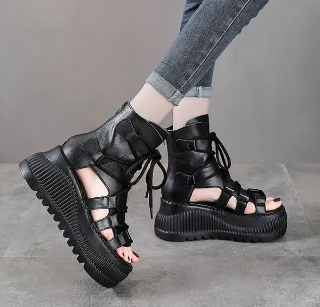 8CM etnik inek hakiki deri aya - Ethnic Fashion In incelemesi ve fiyatı