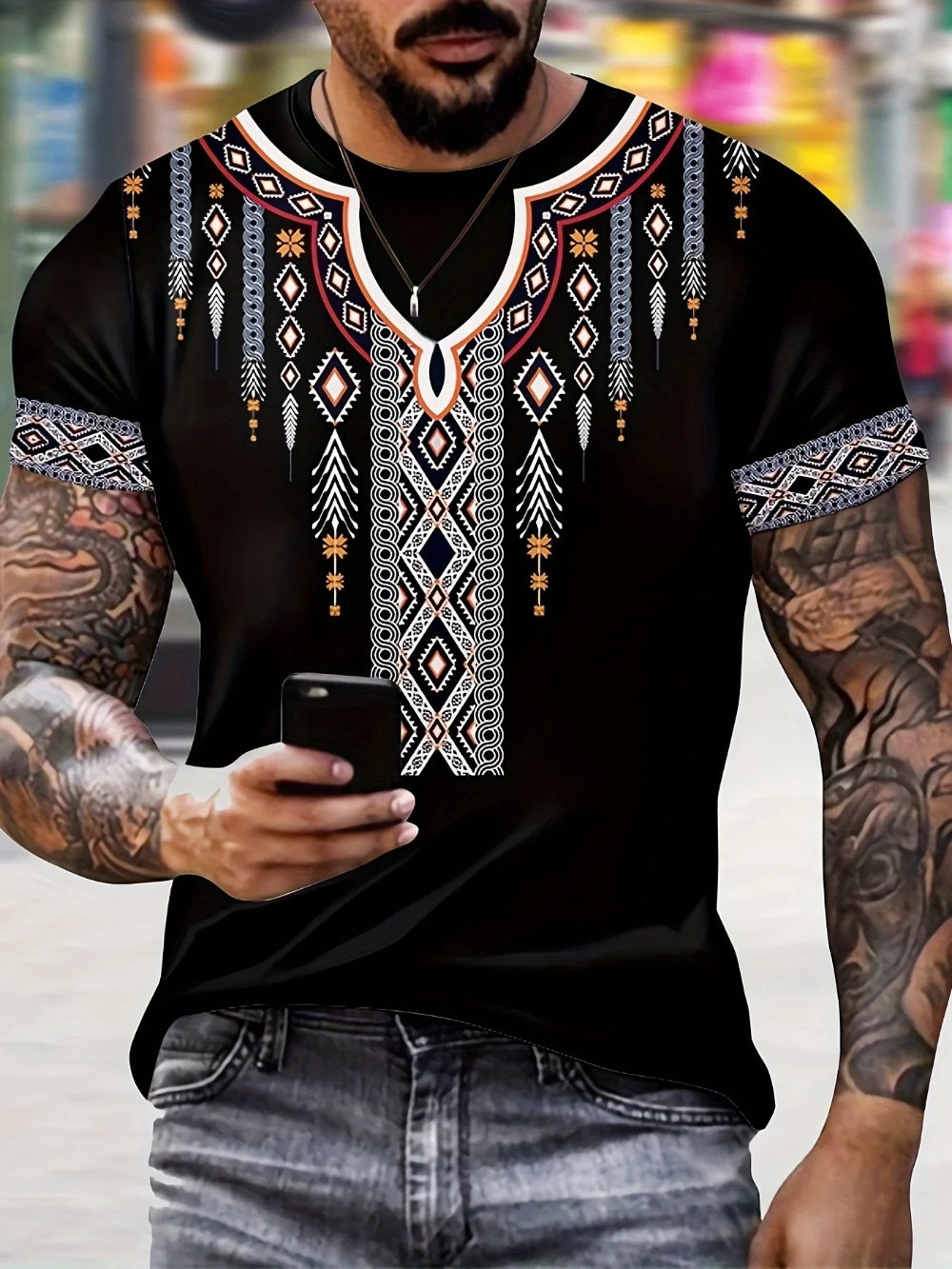 Etnik Stil Desen Yaratıcı Digi - Y2K Ethnic Fashion incelemesi ve fiyatı