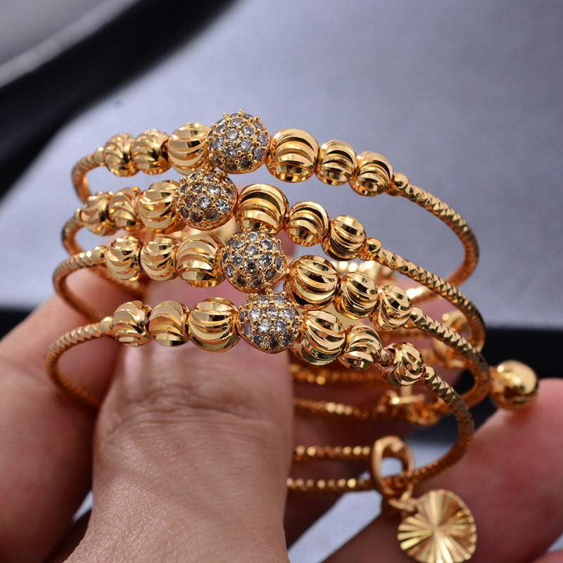 24K 4 adet Etnik Boncuk Altın  - Ethnic Fashion In Dubai incelemesi ve fiyatı