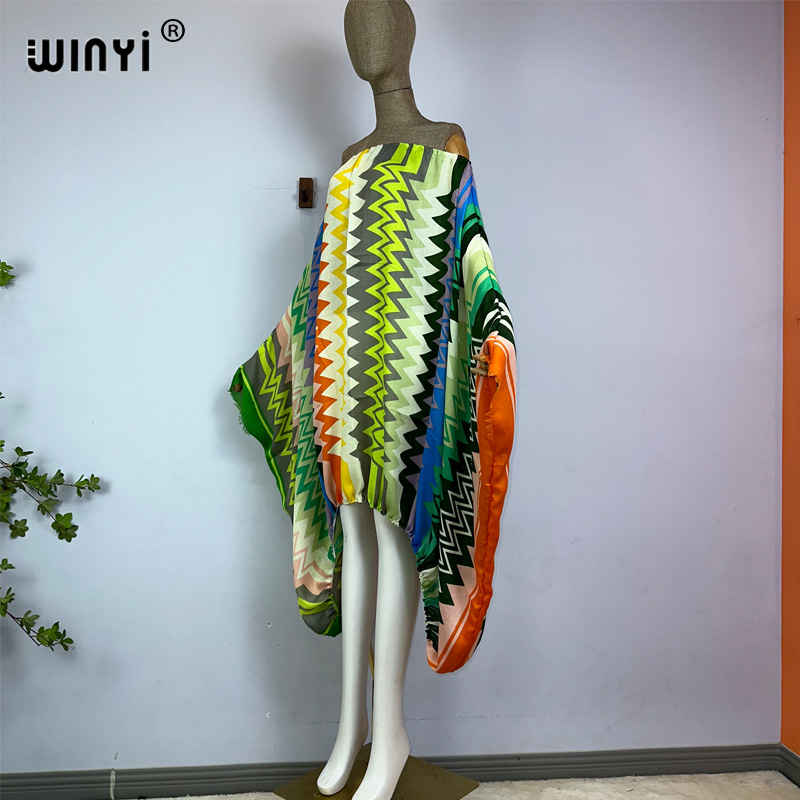 WINYI kadınlar seksi bir boyun - Kaftan Women Boho incelemesi ve fiyatı