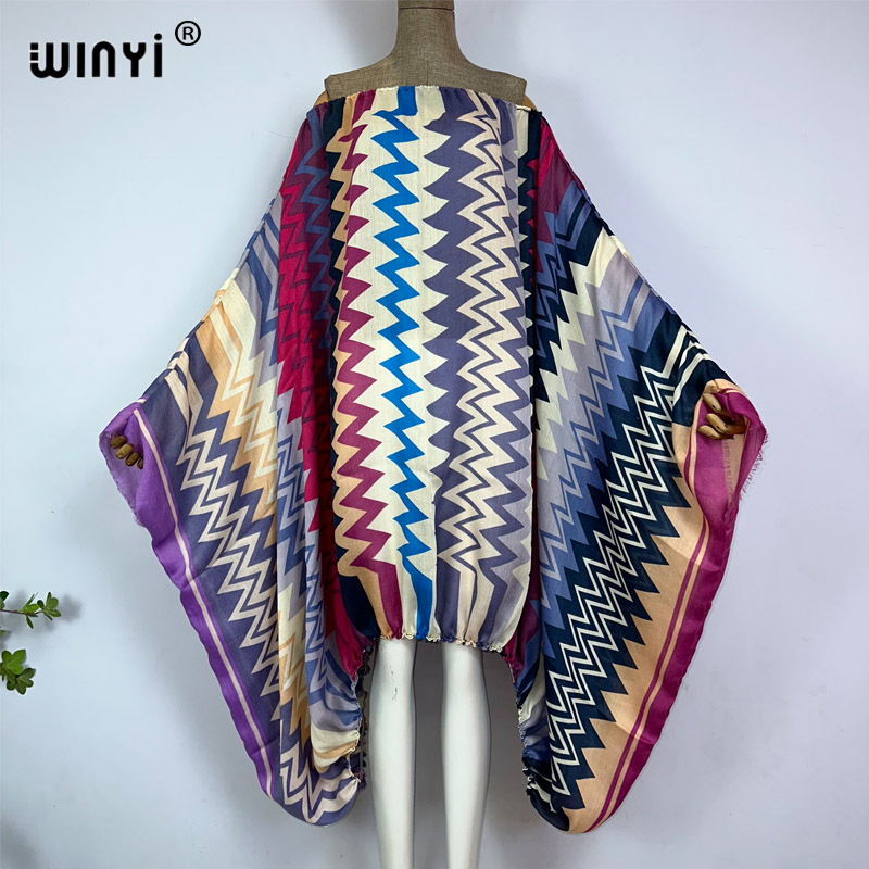 WINYI kadınlar seksi bir boyun - Kaftan Women Boho incelemesi ve fiyatı