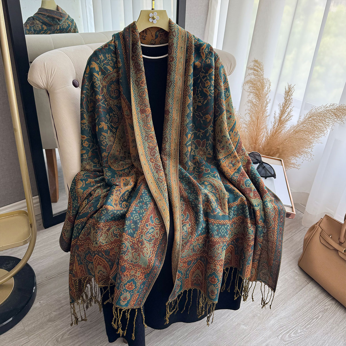 2025Püskül Battaniye Tasarımı  - New Ethnic Fashion incelemesi ve fiyatı