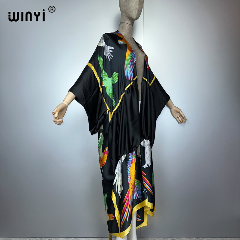 WINYI baskılı bohem kimono mak - Kaftan Women Boho incelemesi ve fiyatı
