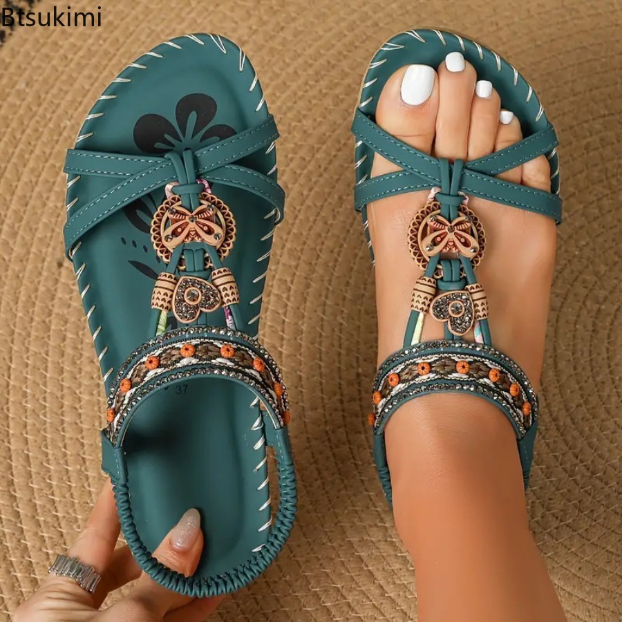 Kadın Bohemian Sandalet Açık P - Ethnic Fashion In incelemesi ve fiyatı