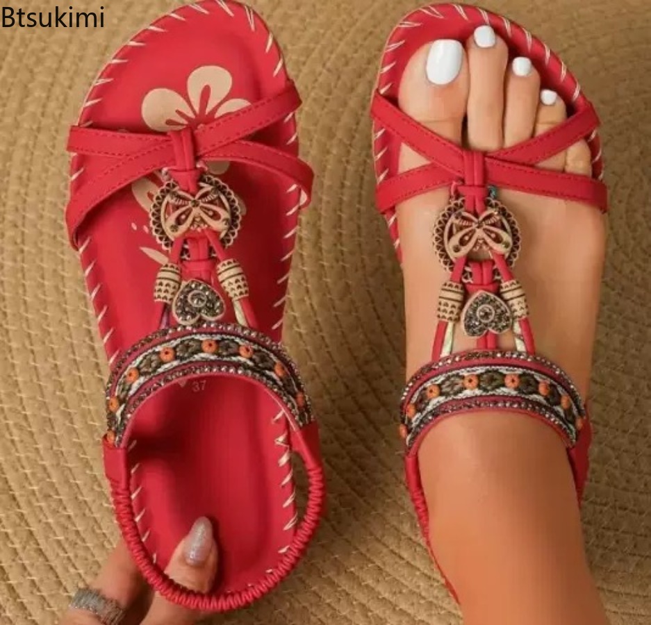 Kadın Bohemian Sandalet Açık P - Ethnic Fashion In incelemesi ve fiyatı
