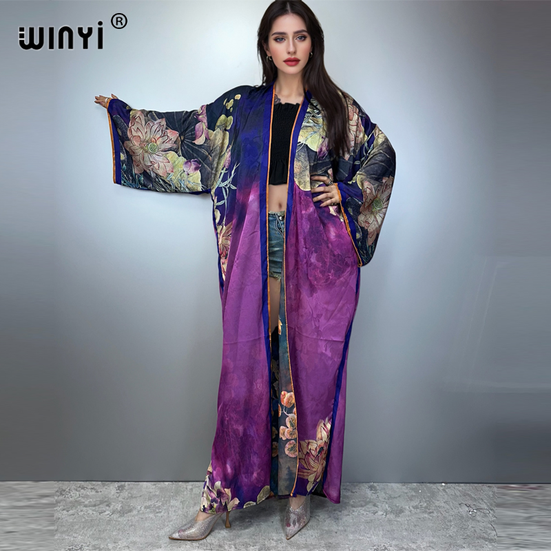 WINYI kimono Yüksek Kaliteli B - Kaftan Women Boho incelemesi ve fiyatı