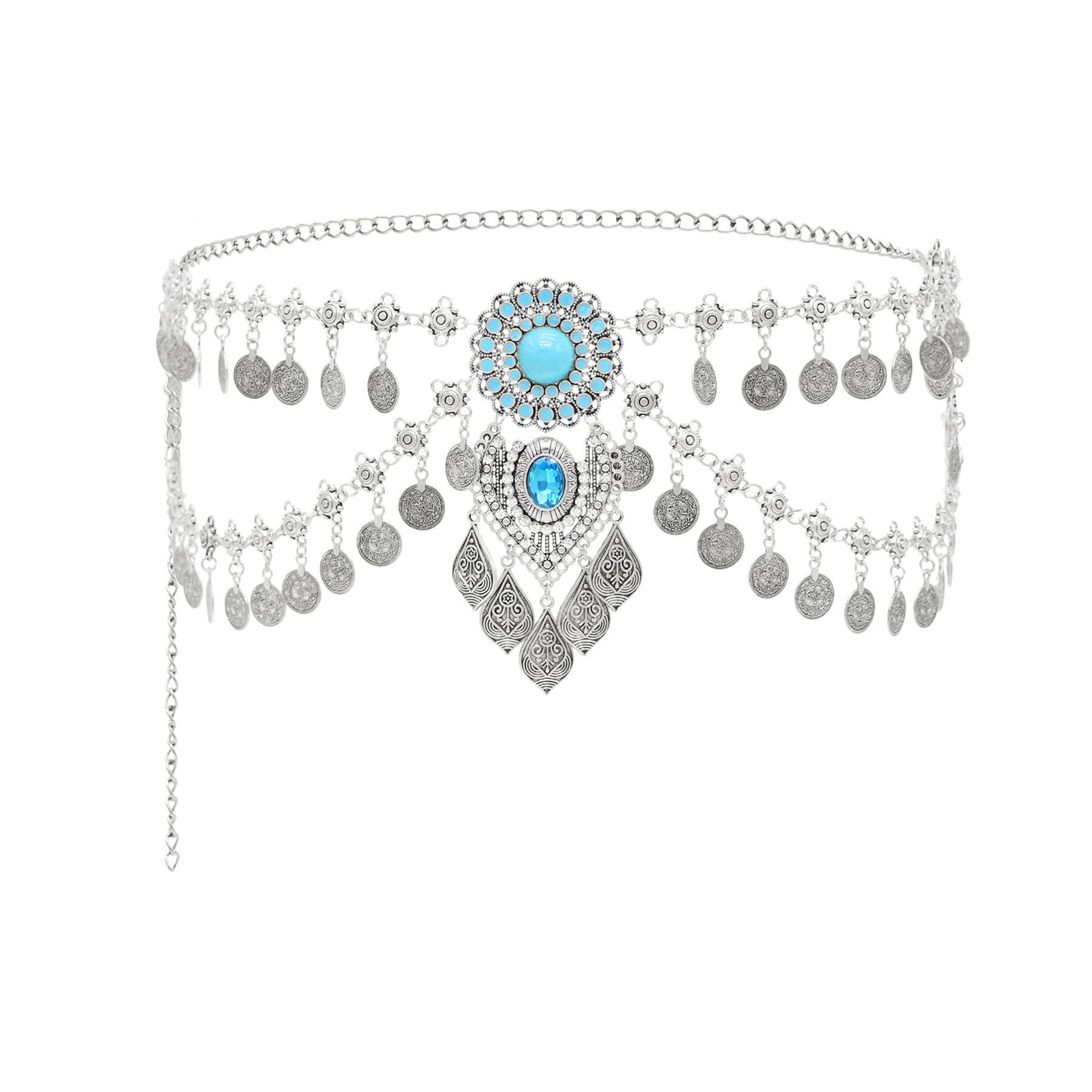 Yeni Bohemian sikke püsküller  - Ethnic Fashion Wear incelemesi ve fiyatı